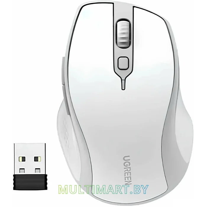 Мышь Ugreen MU101 15805 (белый)
